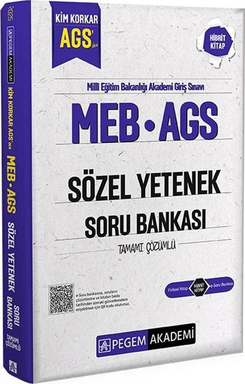 MEB AGS Kim Korkar Sözel Yetenek Soru Bankası Tamamı Çözümlü