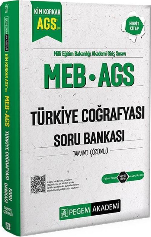 MEB AGS Kim Korkar Türkiye Coğrafyası Soru Bankası Tamamı Çözümlü
