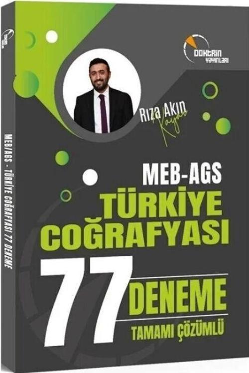MEB AGS Türkiye Coğrafyası 77 Deneme (Tamamı Çözümlü)