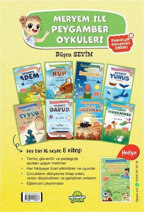 Meryem İle Peygamber Öyküleri Serisi (8 Kitap+ Etkinlik Kitabı)