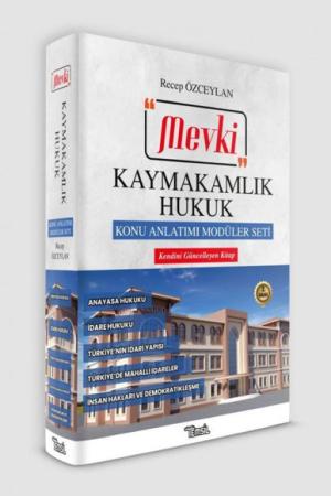Mevki Kaymakamlık Hukuk Konu Anlatımı Modüler Seti