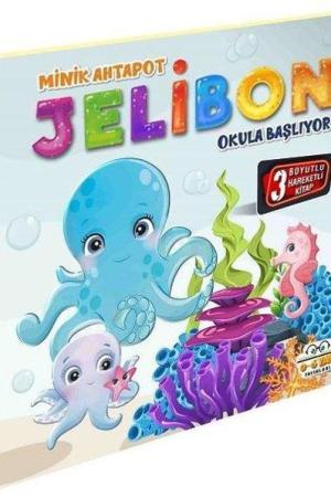 Minik Ahtapot Jelibon Okula Başlıyor / Hareketli Kitaplar Serisi