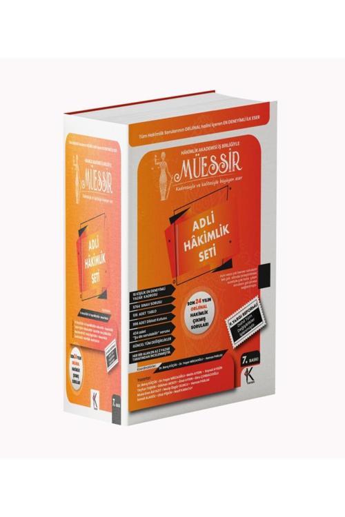 Müessir Adli Hakimlik Çıkmış Soru Bankası