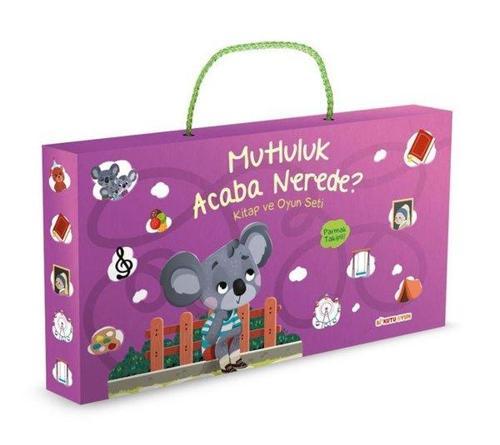 Mutluluk Acaba Nerede? – Kitap ve Oyun Seti (Parmak Takipli)