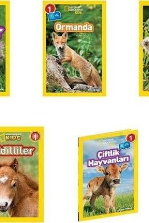 National Geographic Kids Okuma Kitapları Seviye 1 Tatlı Hayvanlar Seti (5 Kitap)