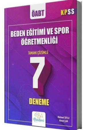 ÖABT Beden Eğitimi ve Spor Öğretmenliği 7 Deneme Çözümlü