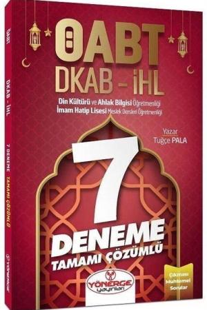 ÖABT Din Kültürü ve Ahlak Bilgisi Öğretmenliği 7 Deneme Tamamı Çözümlü