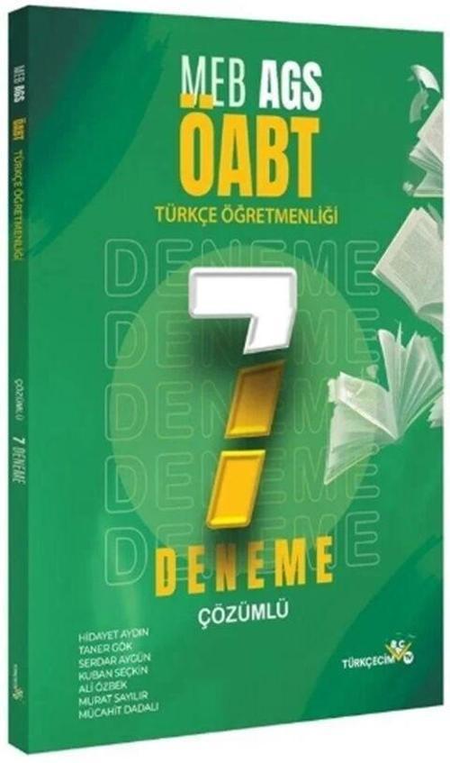 ÖABT MEB-AGS Türkçe Öğretmenliği 7 Deneme Çözümlü