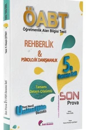 ÖABT Rehberlik Son Prova 5 Deneme Çözümlü