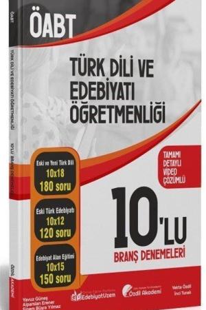ÖABT Türk Dili ve Edebiyatı 10 Deneme Çözümlü