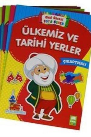 Okul Öncesi Boya Öğren(5 Kitap)