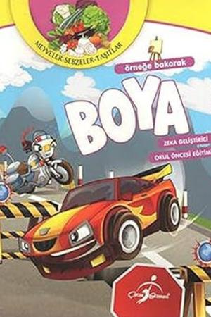 Örneğe Bakarak Boya / Meyveler-Sebzeler-Taşıtlar