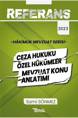 Referans Ceza Hukuku Özel Hükümler Mevzuat Konu Anlatımı
