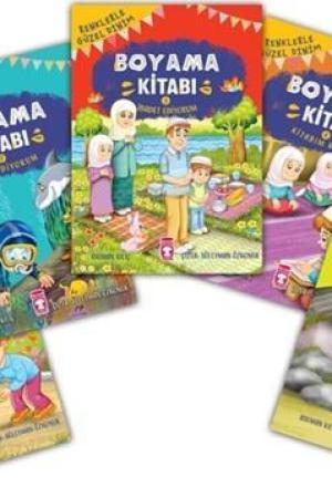 Renklerle Güzel Dinim Boyama Kitabı Set (5 Kitap)