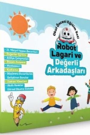 Robot Lagari ve Değerli Arkadaşları 48 + Ay Ve Üstü (12 Kitap)