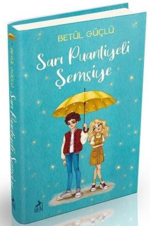 Sarı Puantiyeli Şemsiye (Ciltli)