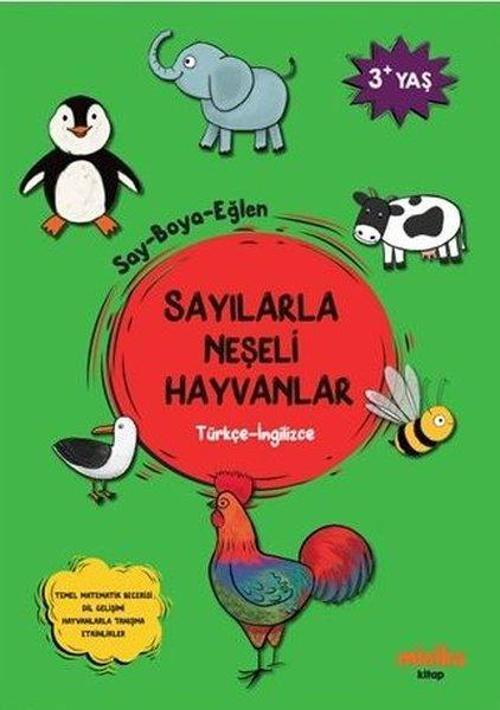 Sayılarla Neşeli Hayvanlar (Türkçe-İngilizce)