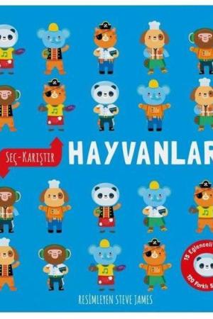 Seç – Karıştır : Hayvanlar (15 Eğlenceli Parça, 120 Farklı Seçenek)