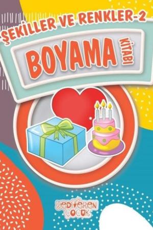 Şekiller ve Renkler 2 Boyama Kitabı