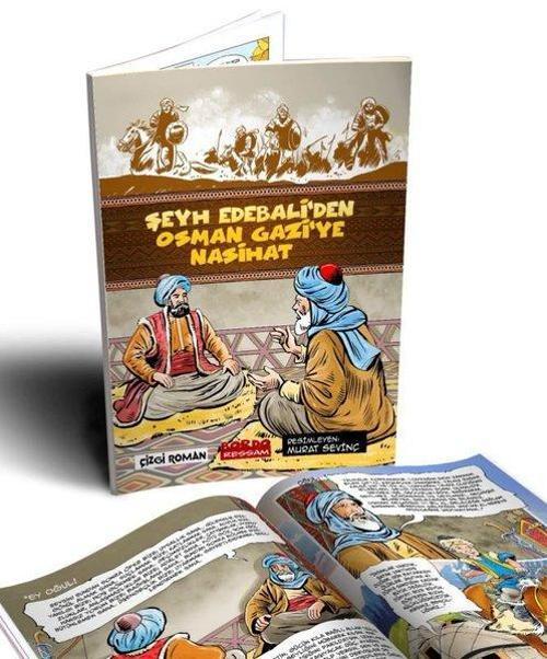 Şeyh Edebali'den Osman Gazi'ye Nasihat (Orta Boy, Renkli Çizgi Roman)