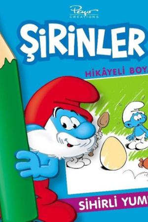 Şirinler Hikayeli Boyama / Sihirli Yumurta