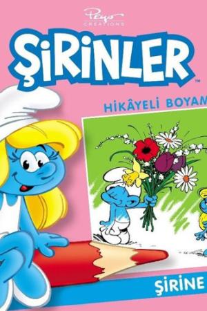 Şirinler Hikayeli Boyama / Şirine