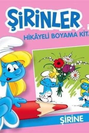 Şirinler ile Hikayeli Boyama Kitabı / Şirine