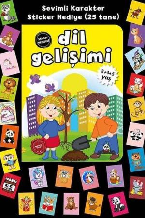 Stickerlı 3+4+5 Yaş Dil Gelişimi