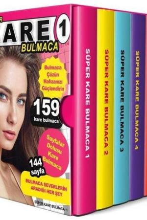 Süper Kare Bulmaca 5 Kitap (Kutulu Set)