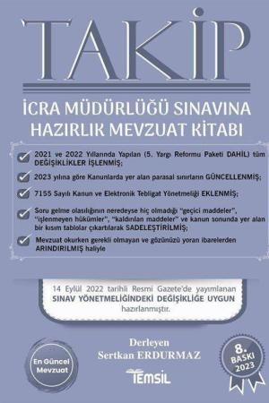 Takip İcra Müdürlüğü Sınavına Hazırlık Mevzuat Kitabı