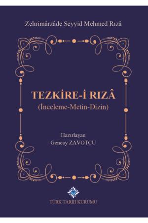 Tezkire-i Rıza (İnceleme-Metin-Dizin)