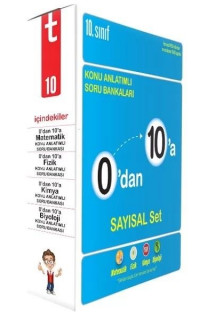 0'dan 10'a Konu Anlatımlı Soru Bankası Sayısal Set
