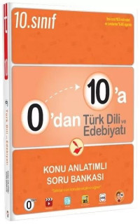 0'dan 10'a Türk Dili ve Edebiyatı Konu Anlatımlı Soru Bankası