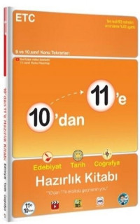 10'dan 11'e Edebiyat Tarih Coğrafya Hazırlık Kitabı