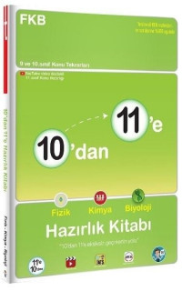 10'dan 11'e Fizik Kimya Biyoloji Hazırlık Kitabı
