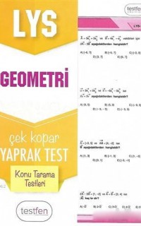 2018 LYS Geometri Konu Tarama Yaprak Testleri