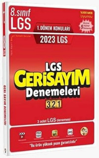 2023 8.Sınıf LGS 1.Dönem Gerisayım Denemeleri 3 2 1
