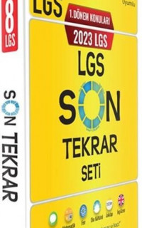 2023 8.Sınıf LGS 1. Dönem Son Tekrar Set