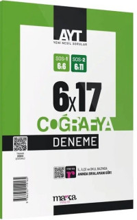 2023 AYT Coğrafya 6x17 Deneme