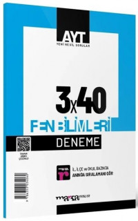 2023 AYT Fen Bilimleri 3x40 Deneme