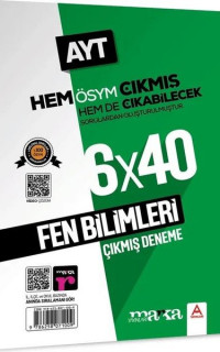 2023 AYT Fen Bilimleri 6x40 Çıkmış ve Çıkabilecek Sorular Deneme