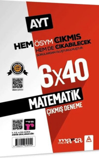 2023 AYT MatemaWk 6x40 Çıkmış ve Çıkabilecek Sorular Deneme