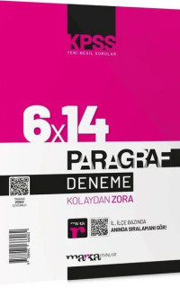2023 KPSS Paragraf 6x14 Deneme