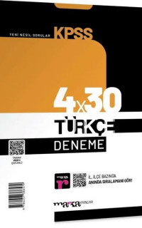2023 KPSS Türkçe 4x30 Deneme