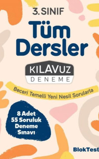 3.Sınıf Bloktest Tüm Dersler Kılavuz Deneme