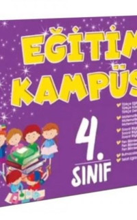 4.Sınıf Eğitim Kampüsü Seti - 4 Kitap Takım - Bulmaca Hediyeli