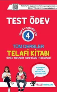 4.Sınıf Telafi Kitabı Tüm Dersler