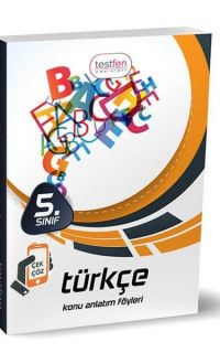 5.Sınıf Türkçe Konu Anlatım Föyleri-37 Föy