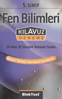 5.Sınıf Bloktest Fen Bilimleri Kılavuz Deneme