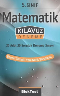 5.Sınıf Bloktest Matematik Kılavuz Deneme